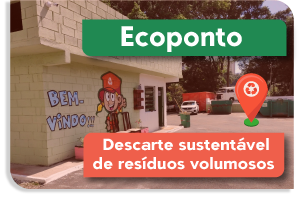 Na foto a entrada de um ecoponto